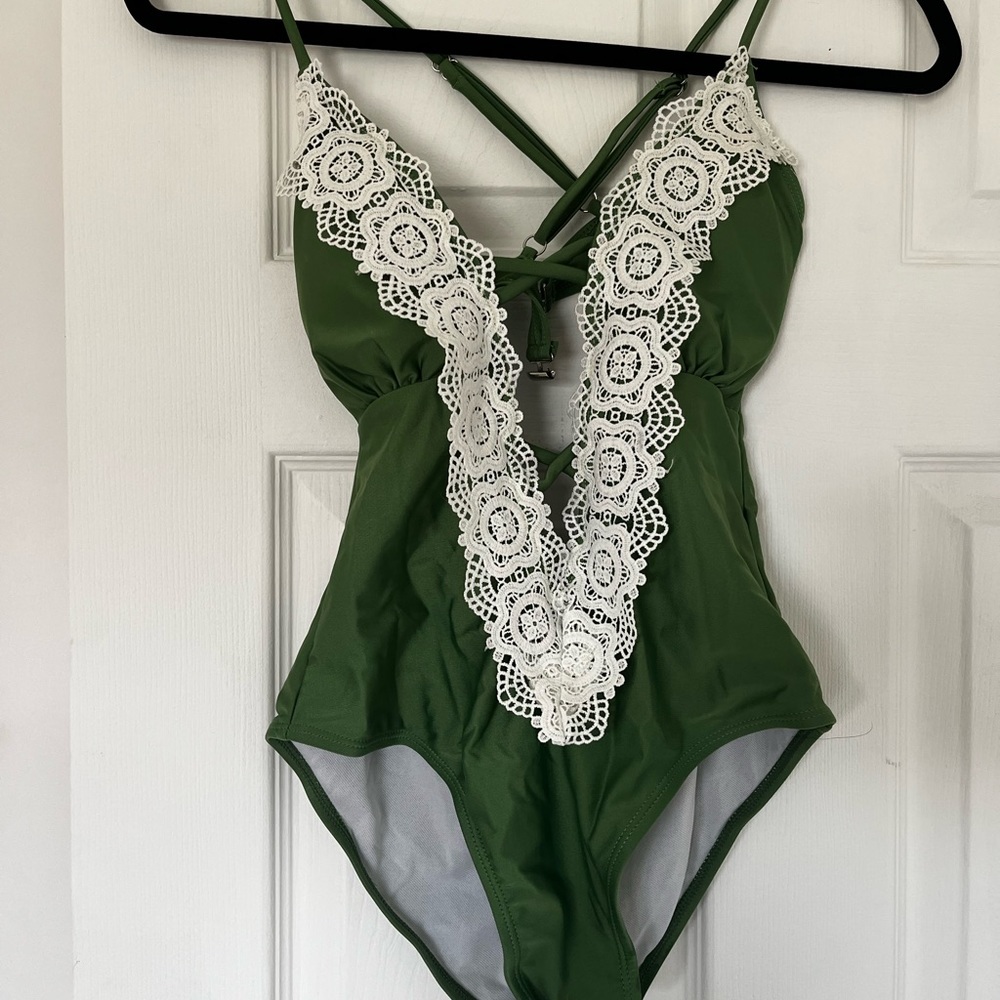Plunge One Piece Swimsuit